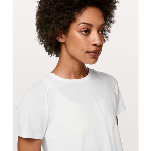 Lululemon Quick Pace Short Sleeve White Shirt - Picture 4 of 7